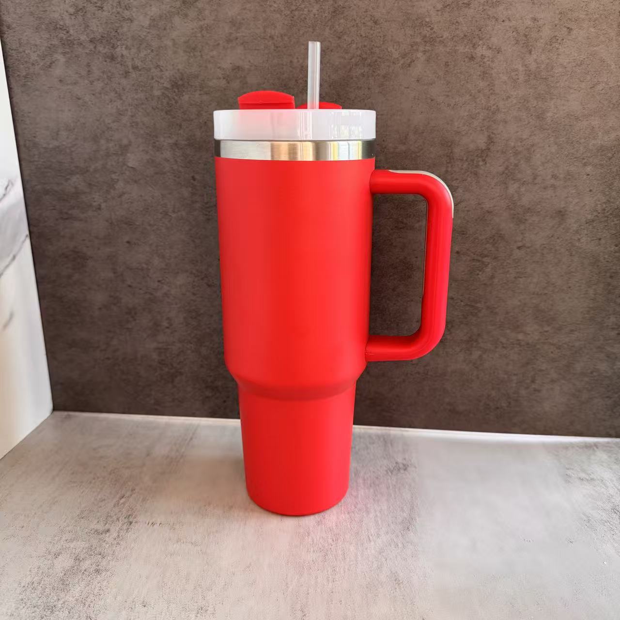 🎄♥️💚Christmas H2.0 40oz Red&Green Color Sliver Plated Powder Coated Tumblers for Laser Engrvaed 20 Pack China Warehouse