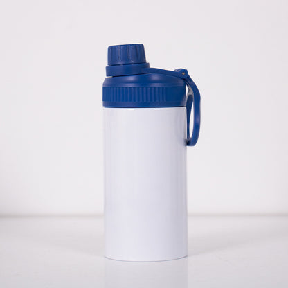 Kids 12oz Sublimation Water Bottles with Colorful Lids Children Portable Handle Tumblers 25 Pack China Warehouse