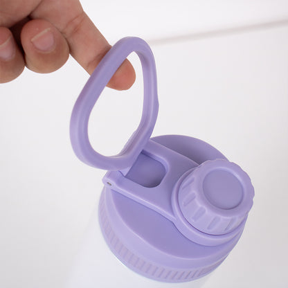 Kids 12oz Sublimation Water Bottles with Colorful Lids Children Portable Handle Tumblers 25 Pack China Warehouse