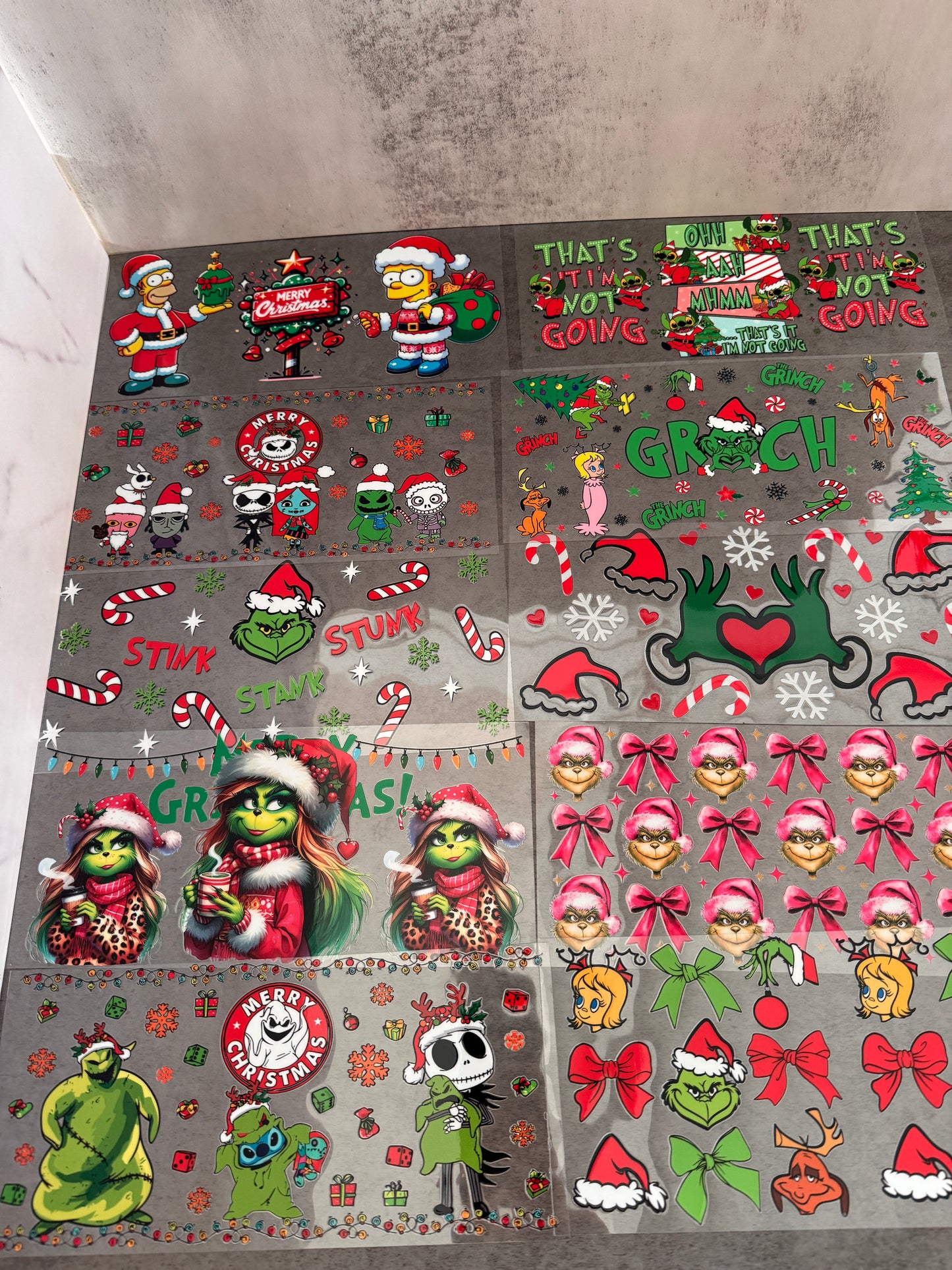 16oz Glass Can UV DTF Wraps Over 10000+ Design for Plastic Cups Ship By Air 50Pack 100Pack