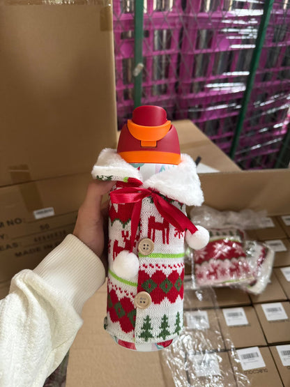 Christmas Style Wine Bottle Cover Cute Knitted Sweater Wine Bottle Cover 20Pack 100Pack China Warehouse