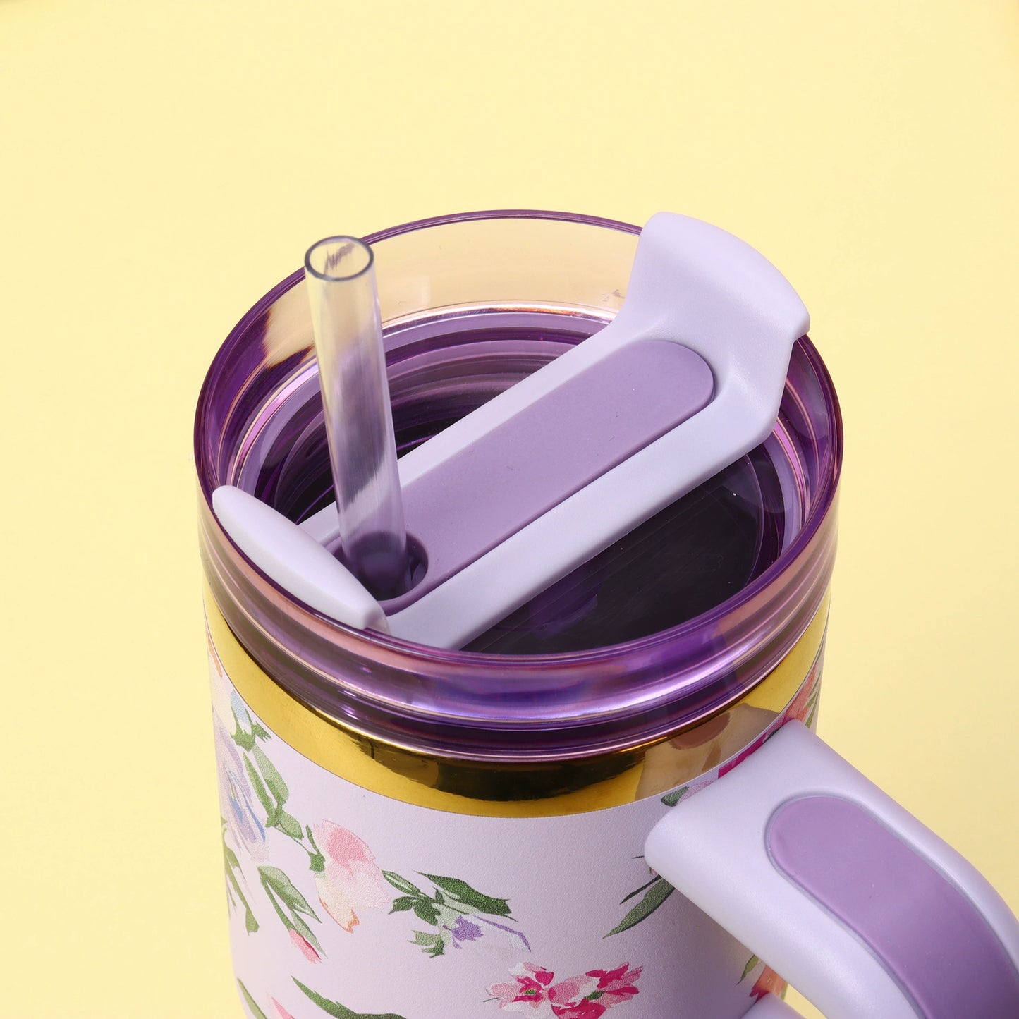 14oz 40oz Love Shack Fancy Collab 🌸 🎀 Mirror Gold Underneath Blank Quencher Tumblers with Flower Designs 20Pack