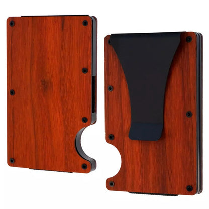 Thin Slim RFID Wallet Carbon Fiber Min Wallet With Metal Card Holder for Laser Engraving 100Pack China