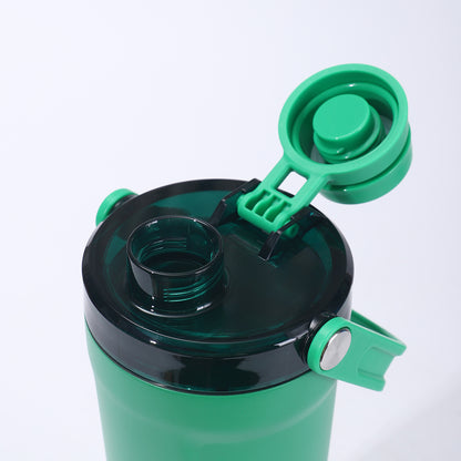 20oz Leakproof Insulated Stainless Steel Shaker Cup Bottles with Base Storage 25 Pack China Warehouse