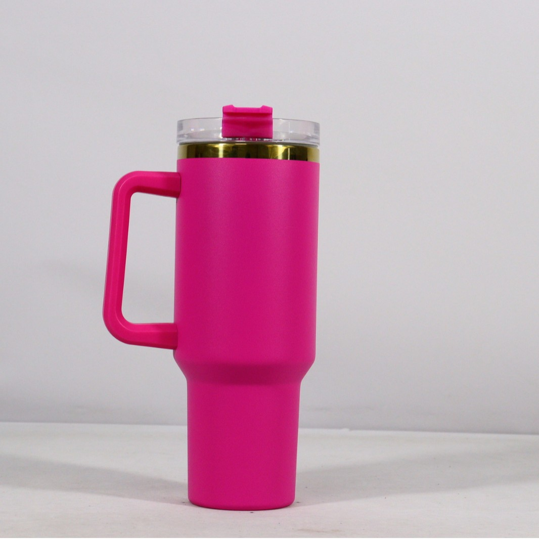 H1.0 40oz Gold Plated Quencher Tumblers for Sunflower Laser Engraved 20Pack China Warehouse