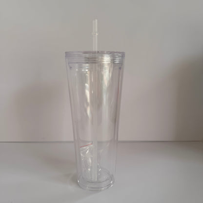 16oz 24oz Clear Snow Globe Plastic Cups Pre Drilled Hole and With Plug 20 Pack China Warehouse