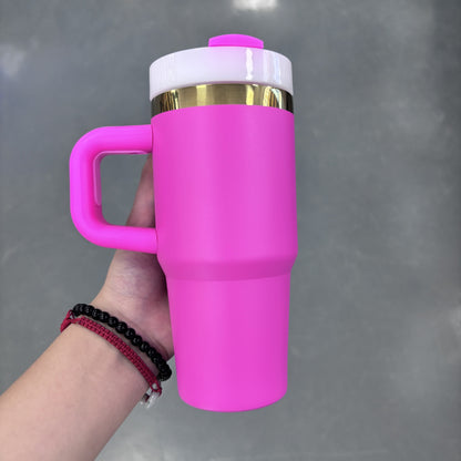 Kids 14oz Gold Plated Tumblers Mugs with Handle for Laser Engraved 24Pack China Warehouse