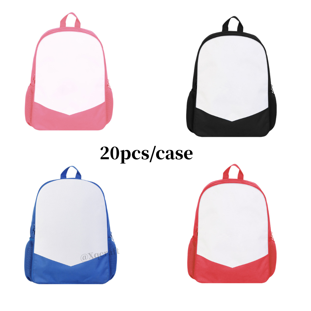Kids Blank Sublimation School Backpack Bottom Margin 20 Pack China Warehouse Ship by Air or Sea