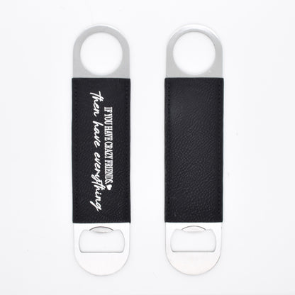 Leatherette Bottle Opener Blank Engravable Bottle Opener Metal Leather Monogram Bottle Opener Groomsmen Gifts 50pack