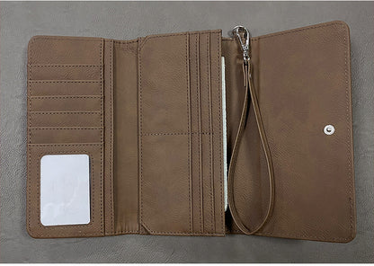 Custom Laserable Leatherette Men Women Wallets Suitable for Laser Engraving 50 Pack China Warehouse