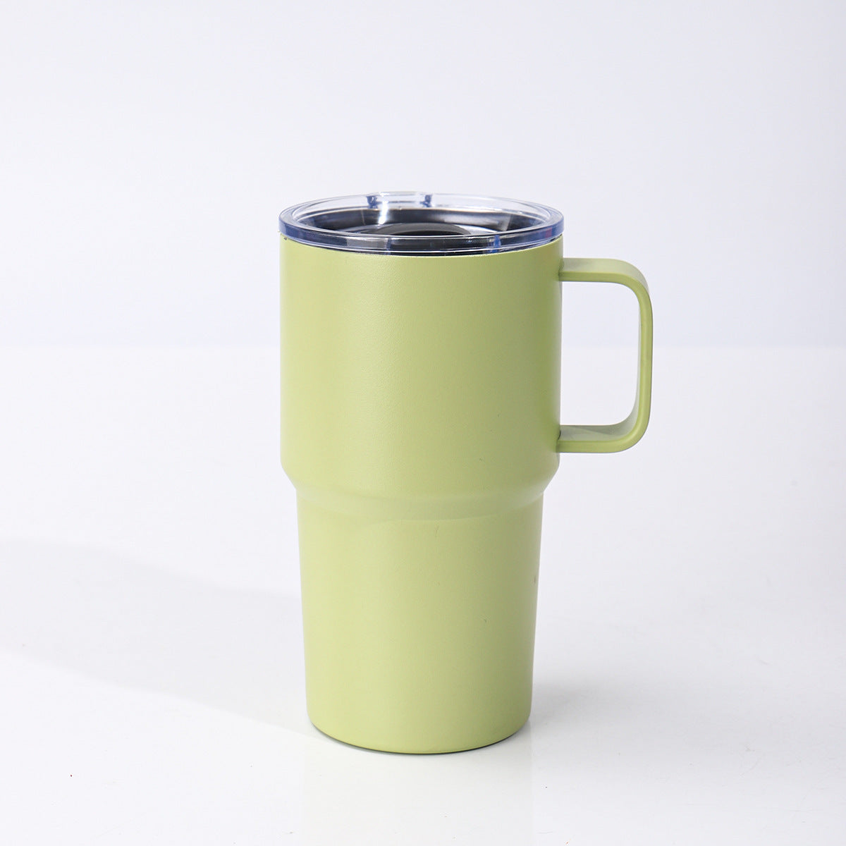 20oz Powder Coated Car Tumblers with Handle and Black Magnetic Lids Suitable for Laser Engraving 25pcs China Warehouse