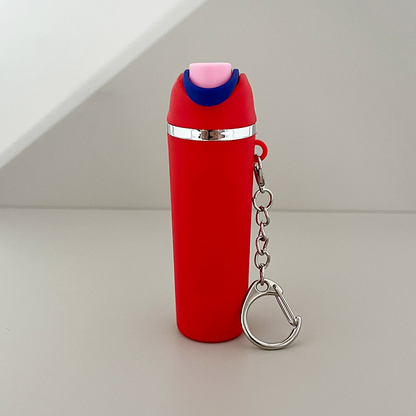 Mini Stanley Tumbler Cup Shape Keychain Lip Balm Handbag Charm Key Ring 100 Pack USA Warehouse