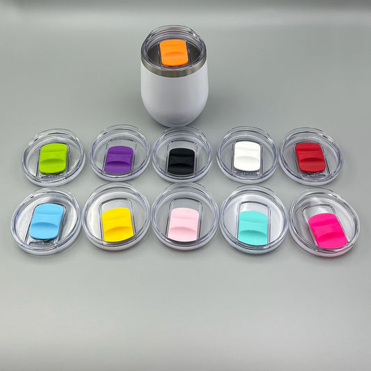 ColorfulMagnetic Slider Replacement Block Fit Lids 12oz Wine Tumblers 50Pack China Warehouse By Air