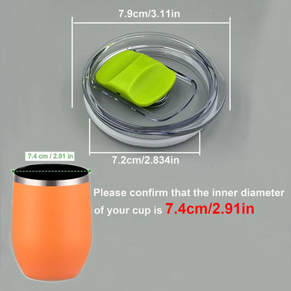 ColorfulMagnetic Slider Replacement Block Fit Lids 12oz Wine Tumblers 50Pack China Warehouse By Air