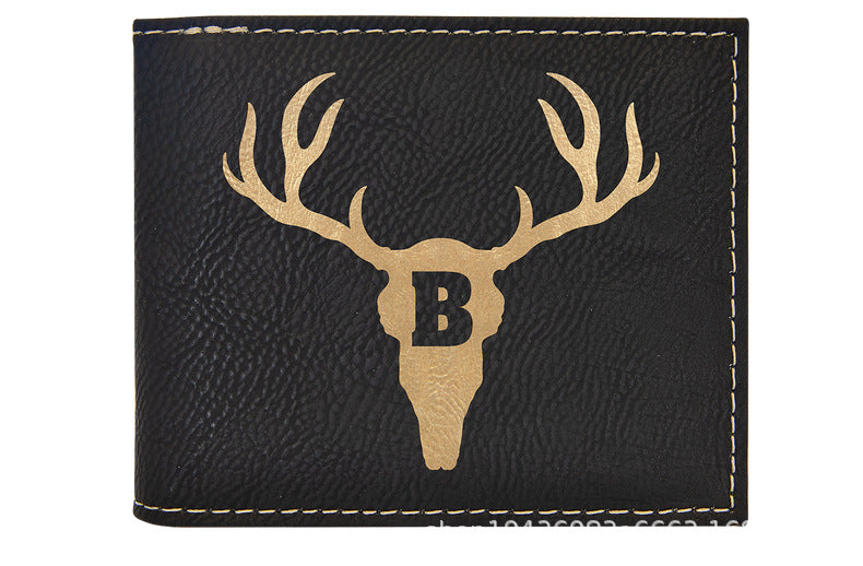 Custom Laserable Leatherette Men Women Wallets Suitable for Laser Engraving 50 Pack China Warehouse