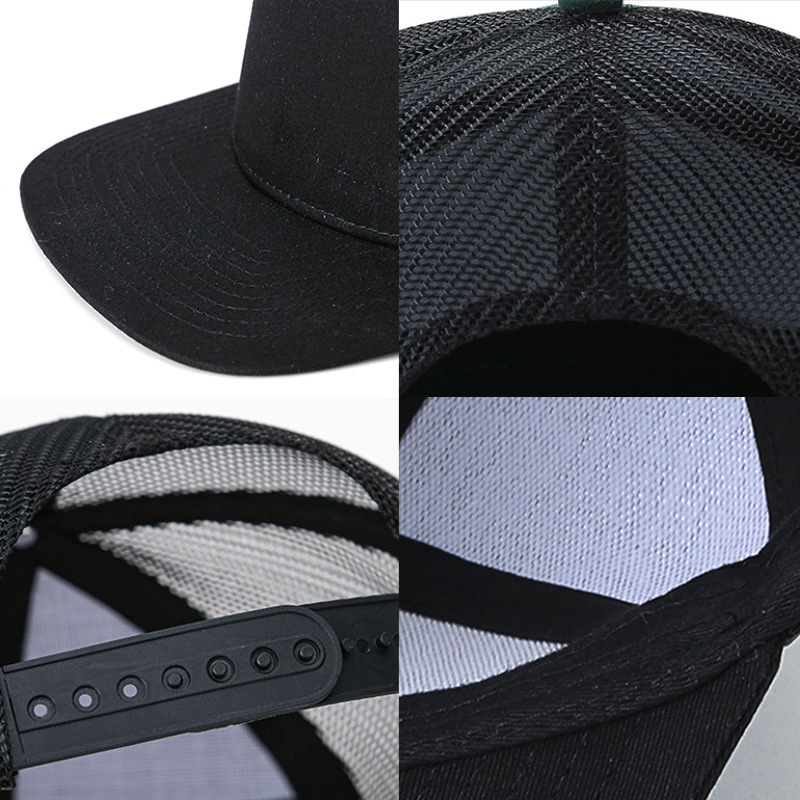 Men Richardson 168 Flat Bill Leather 7-Panel Trucker Hats 50 Pack China Warehouse