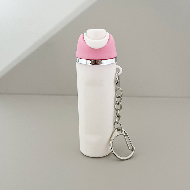 Mini Stanley Tumbler Cup Shape Keychain Lip Balm Handbag Charm Key Ring 100 Pack USA Warehouse