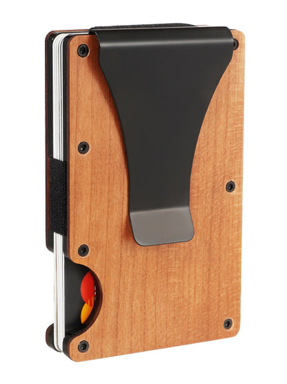 Thin Slim RFID Wallet Carbon Fiber Min Wallet With Metal Card Holder for Laser Engraving 100Pack China