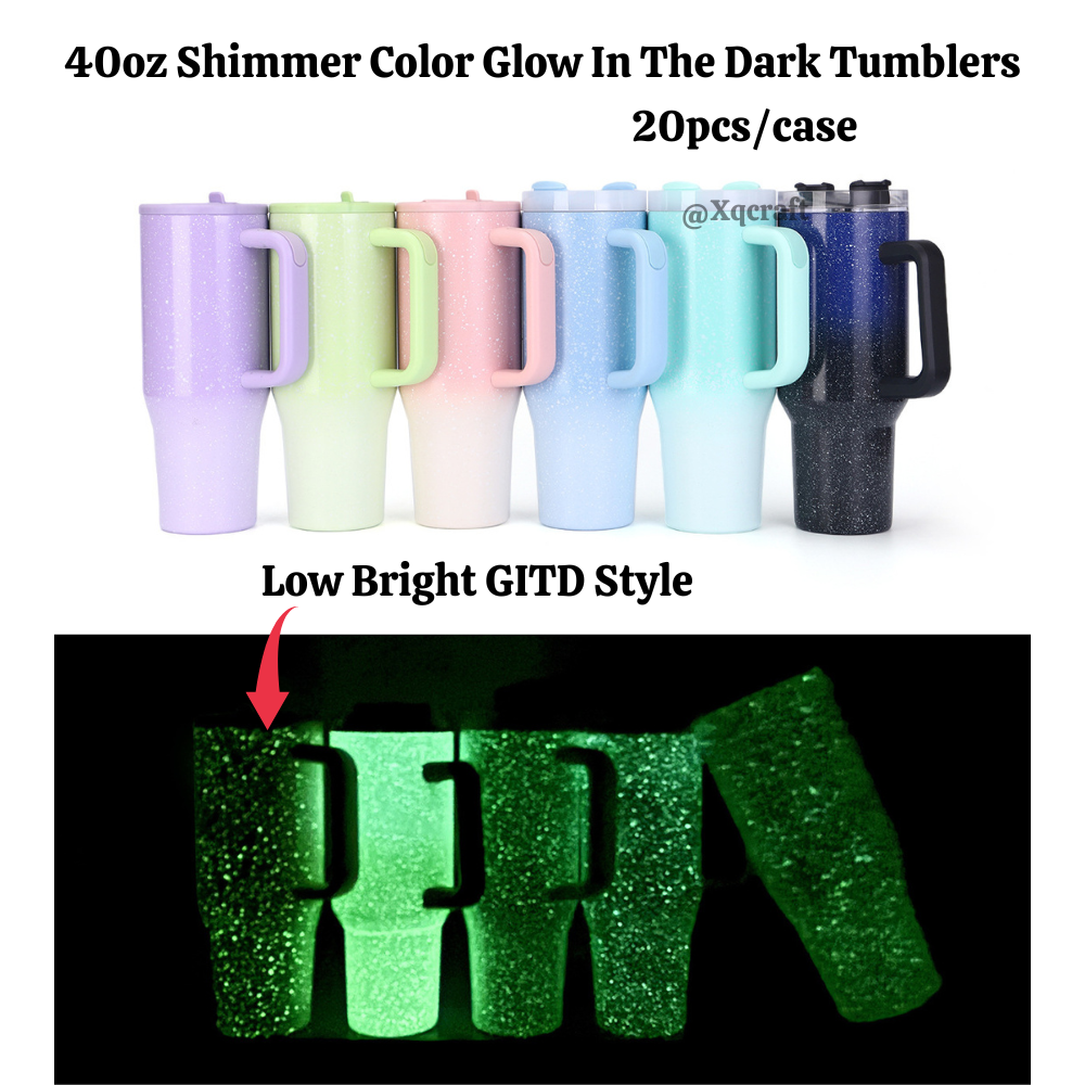 40oz Halloween Glow In The Dark Paint Stainless Steel Tumblers for Laser Engraved 20 Pack China Warehouse