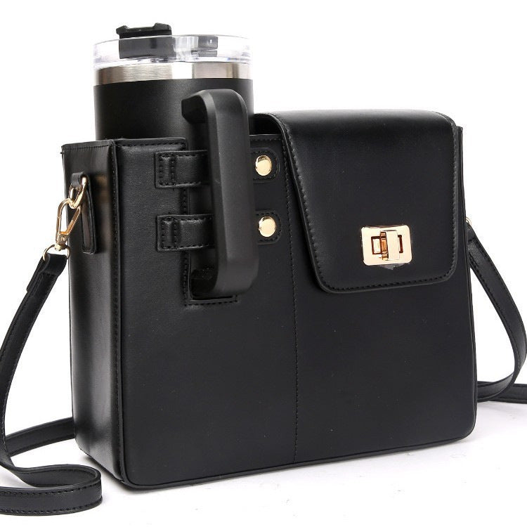 Crossbody Bag Purse for Stanley Cup Bag Outdoor Portable Water Bottle Holder with Adjustable Shoulder Strap 12 Pack