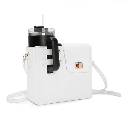 Crossbody Bag Purse for Stanley Cup Bag Outdoor Portable Water Bottle Holder with Adjustable Shoulder Strap 12 Pack