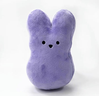 100 Pack Easter Bunny Stuffed Animal Cute Carrot Peep Bunny Doll Easter Basket Stuffers Rabbits Animal Easter Bunny Plush Doll Toy Desktop Sofa Decor