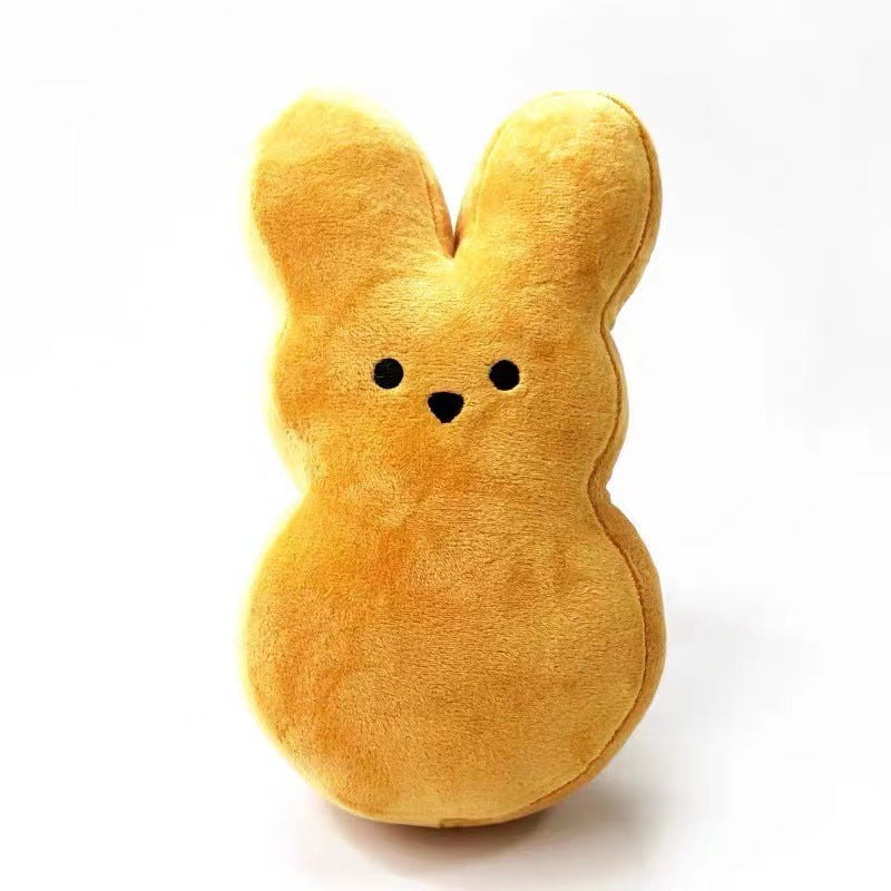 100 Pack Easter Bunny Stuffed Animal Cute Carrot Peep Bunny Doll Easter Basket Stuffers Rabbits Animal Easter Bunny Plush Doll Toy Desktop Sofa Decor