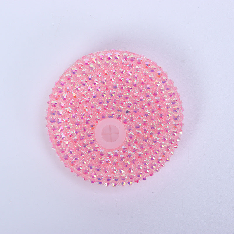 50Pack 100Pack Many Colors 16oz Plastic Lids Bling Rhinestone Lids and Silicone Lids Cover for 16oz Glass Can