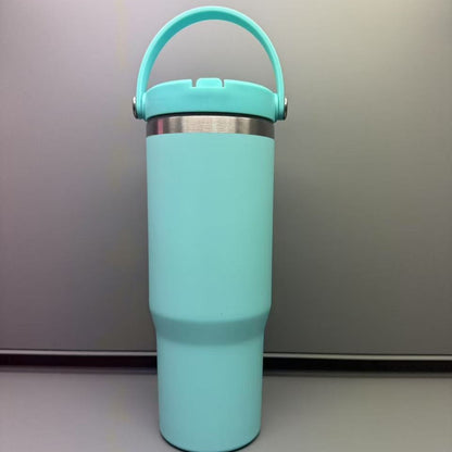 30oz Matt Macaron Color Blank Sublimation Flip Straw Water Bottles With New Lids 25 Pack China Warehouse