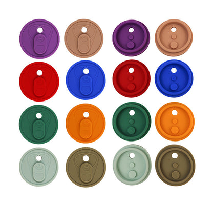 50Pack 100Pack Many Colors 16oz Plastic Lids Bling Rhinestone Lids and Silicone Lids Cover for 16oz Glass Can