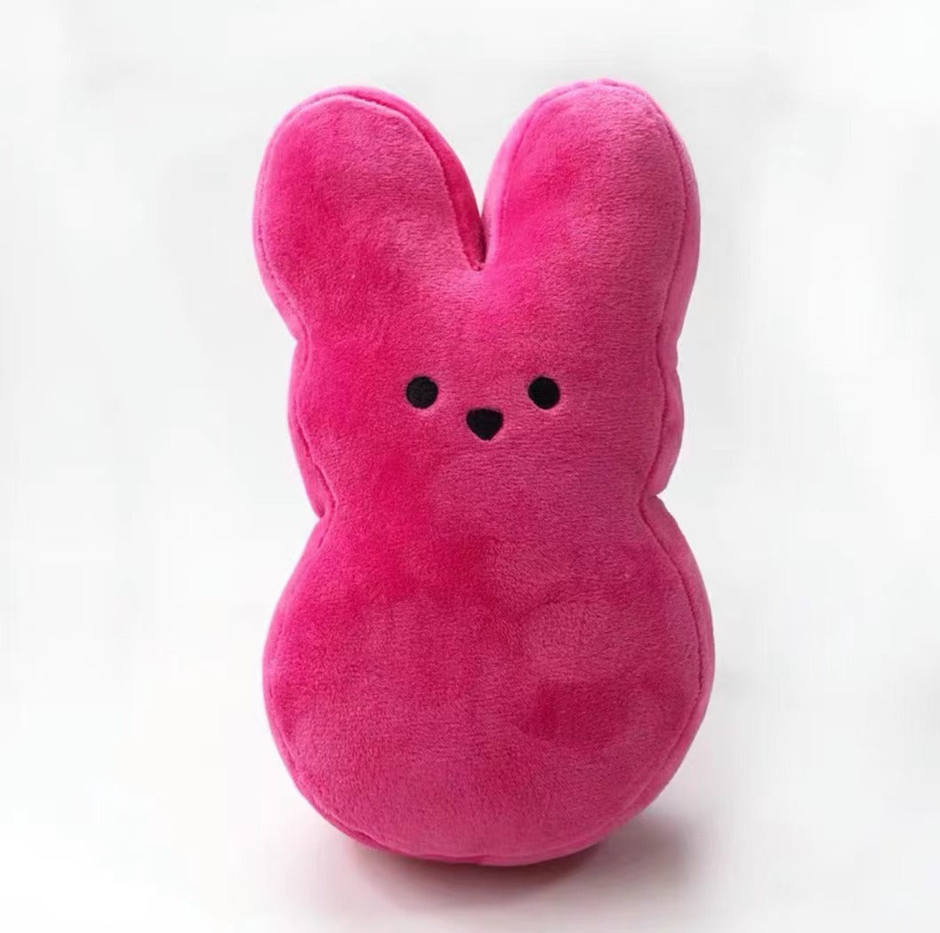 100 Pack Easter Bunny Stuffed Animal Cute Carrot Peep Bunny Doll Easter Basket Stuffers Rabbits Animal Easter Bunny Plush Doll Toy Desktop Sofa Decor