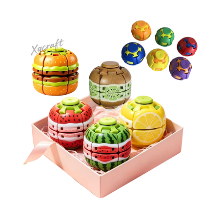 New Press Gyroball Fidget Ball Press-and-rotate Gyro Ball Toys for Kids Children Adults 144Pack China Warehouse
