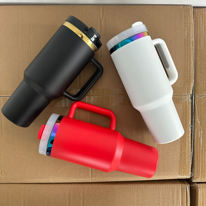 40oz Rainbow/Gold Plated Tumblers for Laser Engraving 20 Pack China