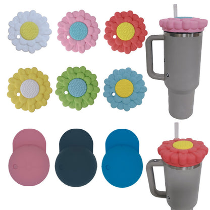 Stanley Dustproof Lids for 40oz Tumbler Cute Silicone Flower Hat Cover 20 Pack China Warehouse by Air