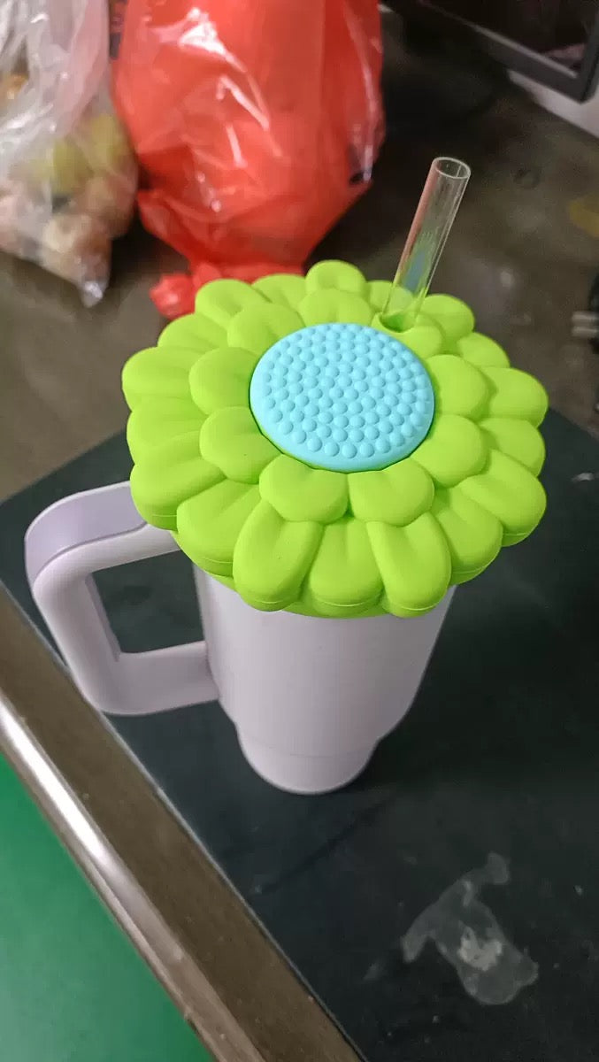 Stanley Dustproof Lids for 40oz Tumbler Cute Silicone Flower Hat Cover 20 Pack China Warehouse by Air