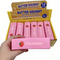 72 Pack Flour-filled TPR Butter Squishy Stress Relief Fidget Toy with PVC Gift Box Yellow Pink Halloween Style China Warehouse