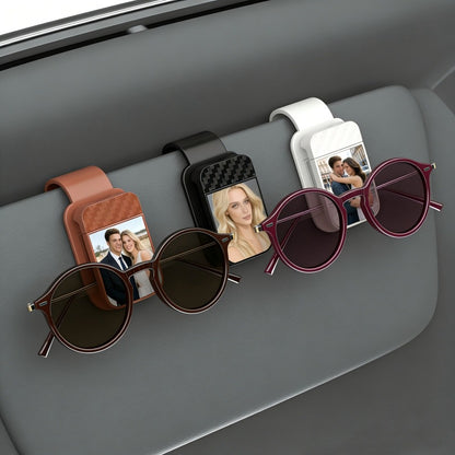 Blank Sublimation Sunglasses Holder for Car Sun Visor Car Accessories Interior 100Pack China Warehouse