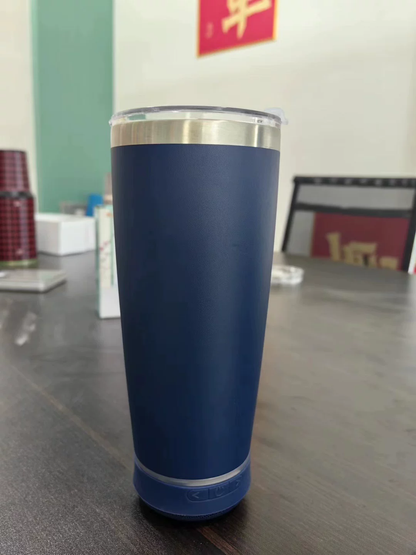 20oz Powder Coated Speaker Tumblers for Laser Engraved Bluetooth Music Water Bottles 25 Pack China Warehouse