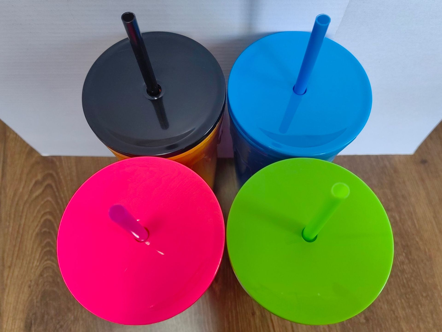 24oz Halloween Lava Glow In The Dark Plastic Cups with Coloful Lids and Straw Suitable for UV DTF Wraps 20Pack China