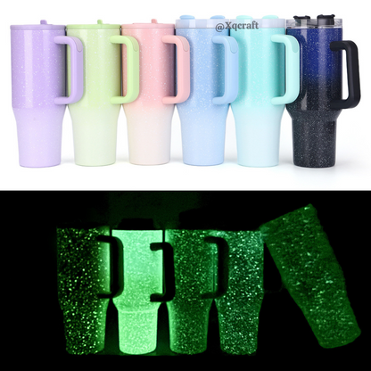 40oz Halloween Glow In The Dark Paint Stainless Steel Tumblers for Laser Engraved 20 Pack China Warehouse