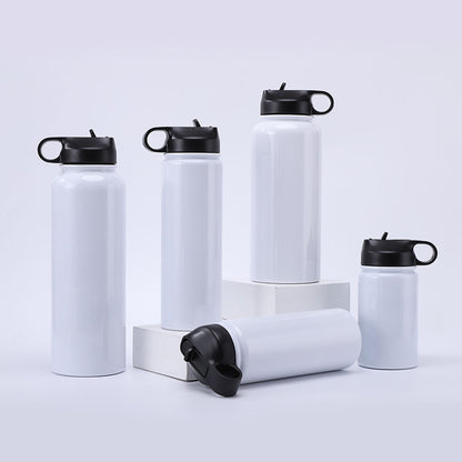 12oz 18oz 22oz 32oz 40oz Blank Sublimation Water Tumblers with Black Lids 25Pack China Warehouse