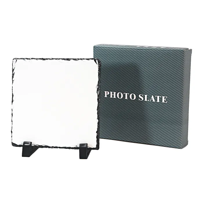 6*8 inch Blank Sublimation Rock Slate Photo Slates Square Heart Rectangle Shape 20pack USA Warehouse
