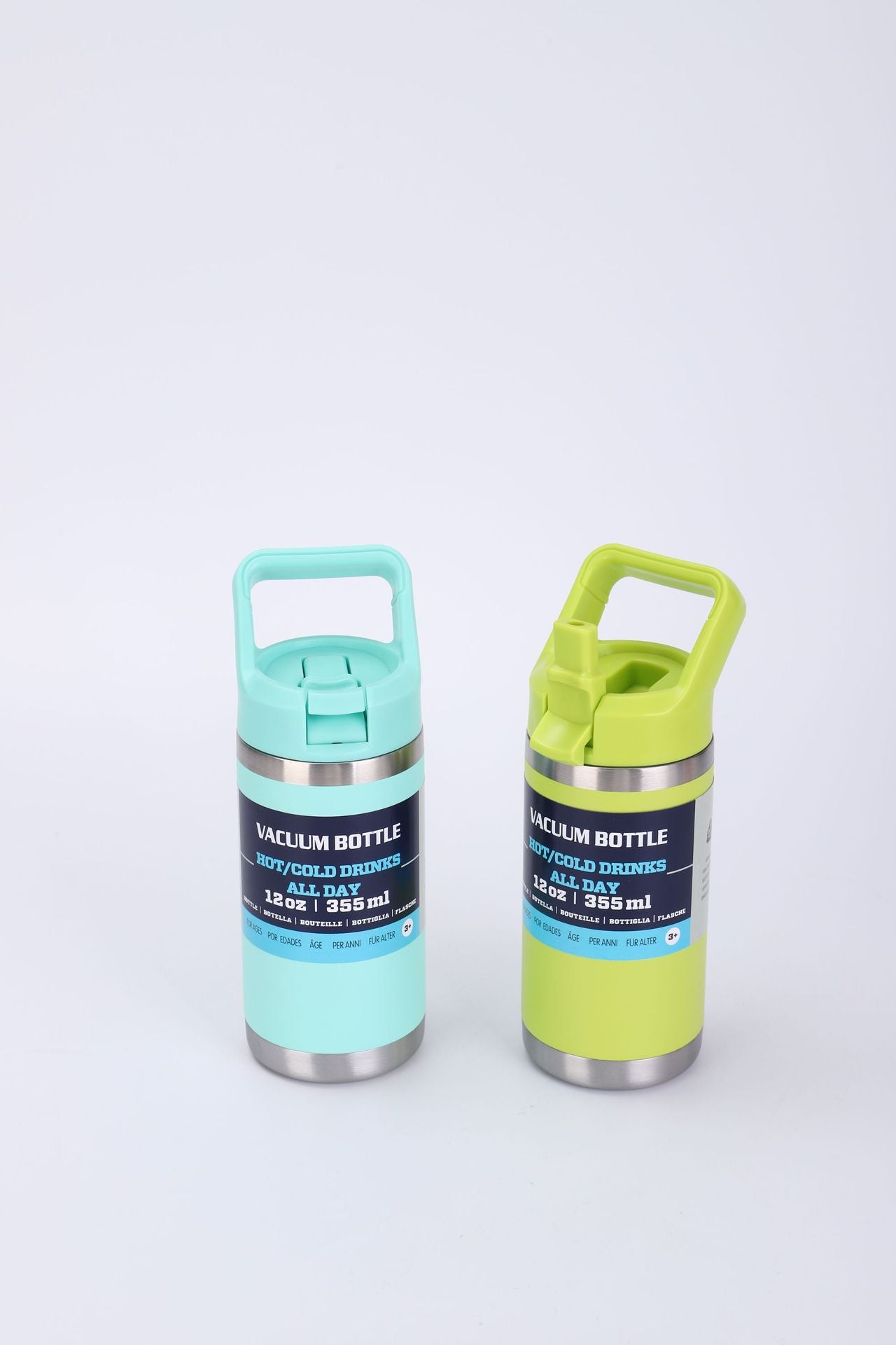 12oz Kids Yeti Style Water Bottles with Flip Straw Lids for Laser Engraving 25Pack China Warehouse