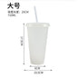 16oz 24oz Glow In The Dark Clear Plastic Cups for Uv Dtf Wraps and Vinyl for Halloween 100 Pack China Warehouse