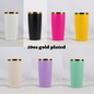 20oz 30oz Gold/Rainbow Plated Car Tumblers for Laser Engraved 50Pack China Warehouse