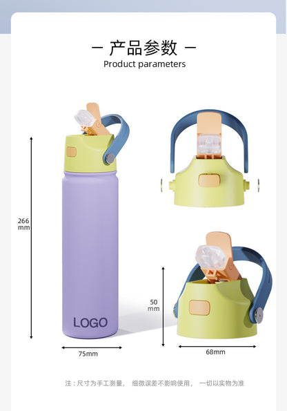 22oz White Sublimation Water Bottles and Colorful Powder Coated Tumblers for Laser Engraving 25 Pack China Warehouse