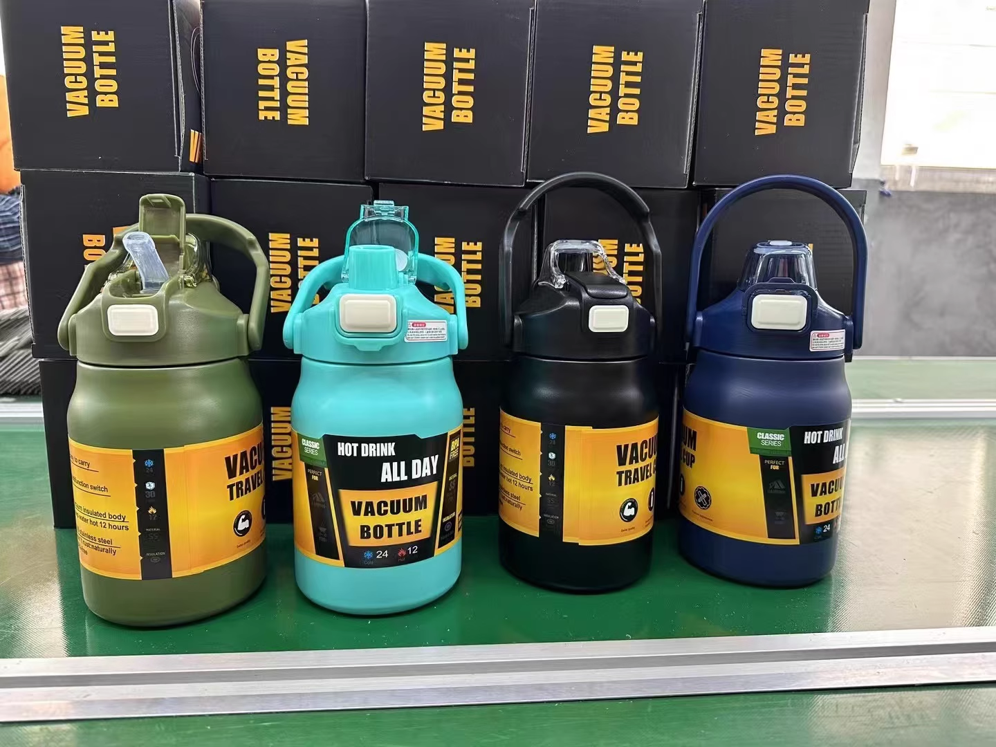 26oz 33oz 40oz 50oz Large Size Double Vacuum Flask Water Bottles with Bounce Lids for Sports 20 Pack China Warehouse