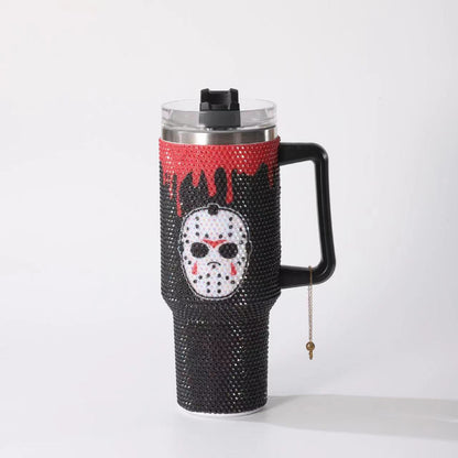 40oz Rhinestone Bling Tumblers for Halloween Pumpkin Style Travel Mugs  20Pack China Warehouse