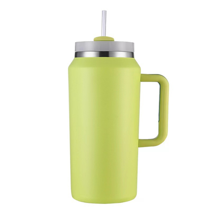 Outdoor 64oz Powder Coated Tumblers With Handle for Laser Engraved 12Pack China Warehouse