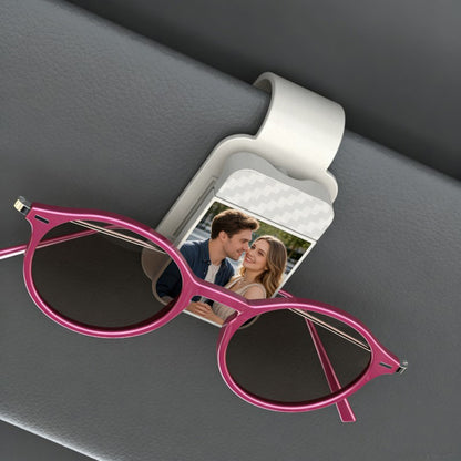 Blank Sublimation Sunglasses Holder for Car Sun Visor Car Accessories Interior 100Pack China Warehouse